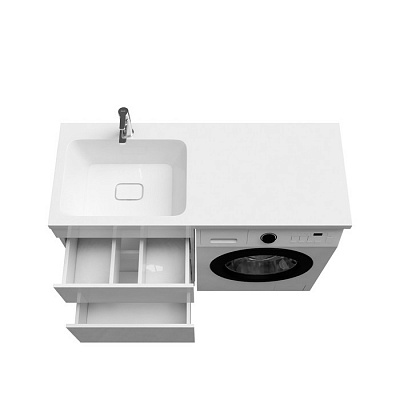 Тумба с умывальником IDDIS Optima Home для стиральной машины левая OPH12LBi95K