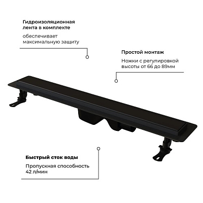 Душевой лоток Drain Leo-31