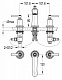 Смеситель для раковины CEZARES LIBERTY-F-BLS-01-W0 LIBERTY-F-BLS-01-W0