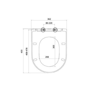 Универсальное сиденье для унитаза Iddis Soft Close, Easy Fix, 007, дюропласт, 007DPSEi31