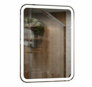 Зеркало с LED-подсветкой 60х80 Silver Mirrors Мальта - Л/Malta - Lite LED-00002663