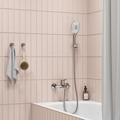 Держатель для душевой лейки хром, поворотный, Agua IDDIS AGUCP00i53