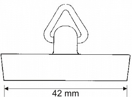 Пробка 70мм HC-5745 (треугольная)