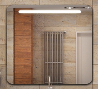 Зеркало Glassiko Sorrento 750*700.101 LED подсветка+кноп.выкл.
