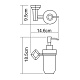 Дозатор жидкого мыла WasserKRAFT K-1199C