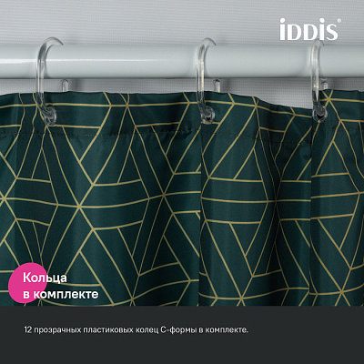 Штора для ванной 200x240 Iddis Base BG06P24i11