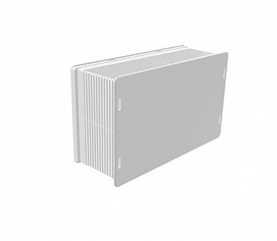 Инсталляция Eccellenza tecnica с кнопкой хром прямоугольная 152.4.501.8088+152.7.320.088