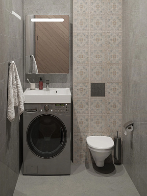 Раковина над стиральной машиной 63х61 Santek Клио 60 1WH501780 (с кронштейнами), керамика