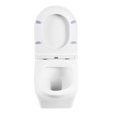 Сиденье быстросъемное дюропласт soft close металлическое крепление Belbagno KRAFT BB865SC