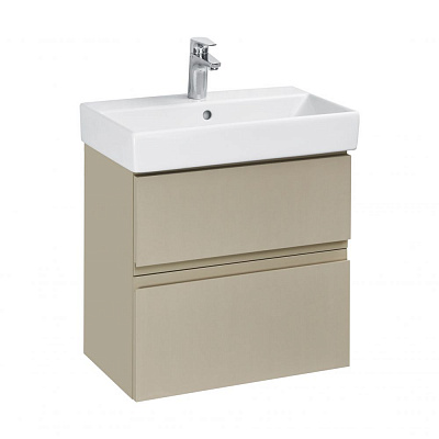 Тумба с раковиной Roca Oleta 60 капучино, 2 ящика, A857639515