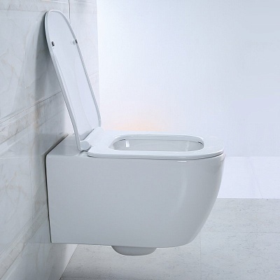 Сиденье быстросъемное дюропласт soft close металлическое крепление Belbagno GENOVA  BB1102SC