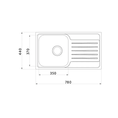 Мойка из нержавеющей стали Iddis Sound SND78PDi77