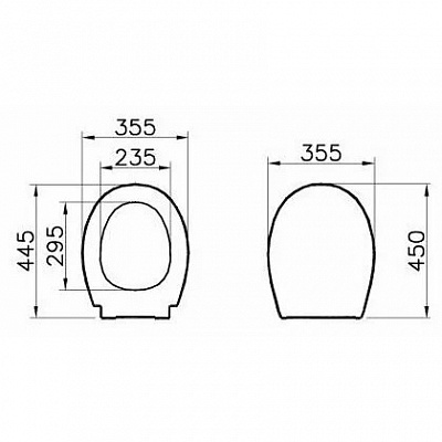 Сиденье для унитаза Vitra Norm с микролифтом 84-003-749