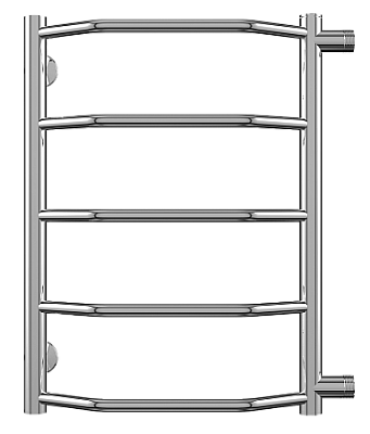 Полотенцесушитель водяной Terminus Виктория (боковое подключение) 477*596