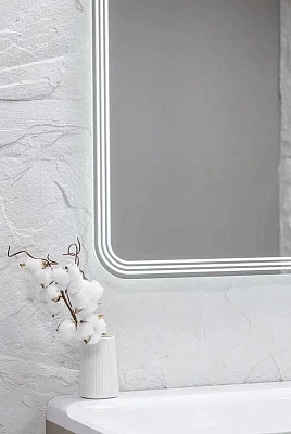 Зеркало 60х80 бегущий свет сенсорный выключатель Silver Mirrors Mary - S LED-00003117