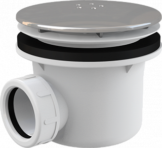 Сифон для поддона Alcaplast A49K d116 хром