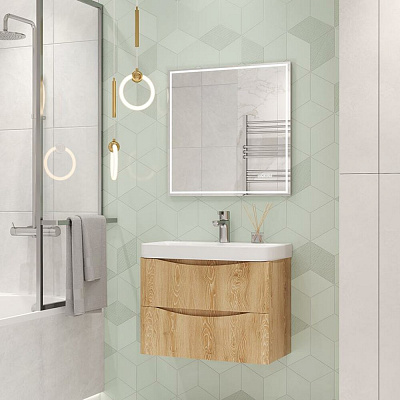 Тумба подвесная Clay 70.2Y (дуб верона) (рак.217496) Velvex