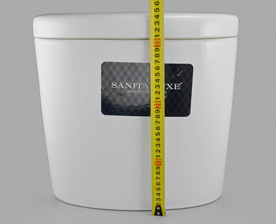 Бачок для унитаза Sanita Luxe Art (без арматуры, с крышкой) ARTSLFT01 (м/о расстояние 16,5см, нижний подвод)