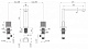 Смеситель для раковины на три отверстия CEZARES PRIZMA-BLS2 PRIZMA-BLS2-02-W0