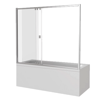 Шторка на ванну 170см Good Door Screen WTW-170-C-CH ПД00095