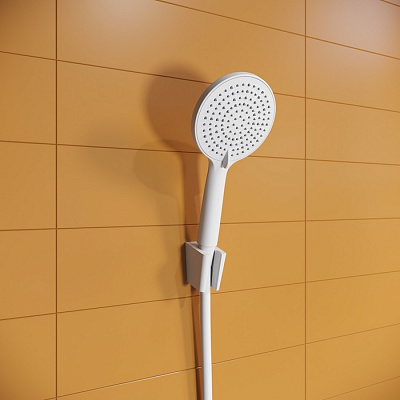 Лейка для душа Iddis Optima Home OPH3F0Wi18, белая матовая