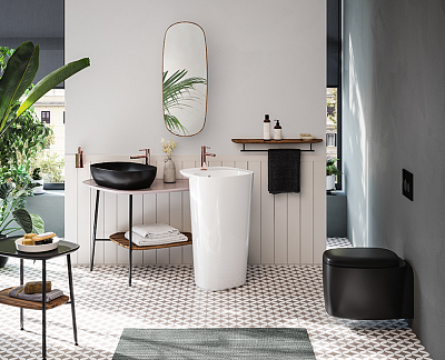 Унитаз подвесной безободковый Vitra Plural Rim-Ex  7830B483-0075