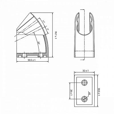 Держатель для лейки Iddis 060BP00I53