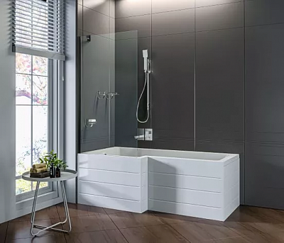 Шторка для ванны 90см Good Door Screen BS-90-C-B