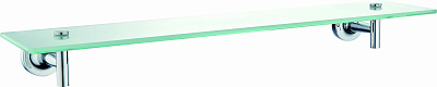 Стеклянная полка для ванной Wonzon & Woghand simple, хром ww-6527