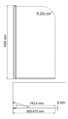 Leine 35P01-80 Fixed  80*140 мм,одностворчатая, унив   расп +фиксатор D162