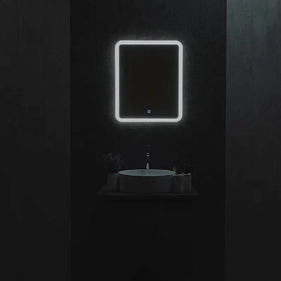 Зеркало с подсветкой 50х60 Silver MirrorsСтив LED-00002884