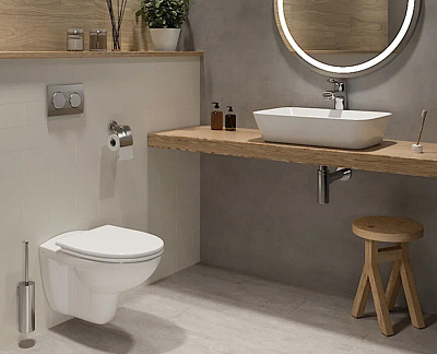 Подвесной унитаз Vitra S10 SpinFlush, безободковый 7855B003-0075