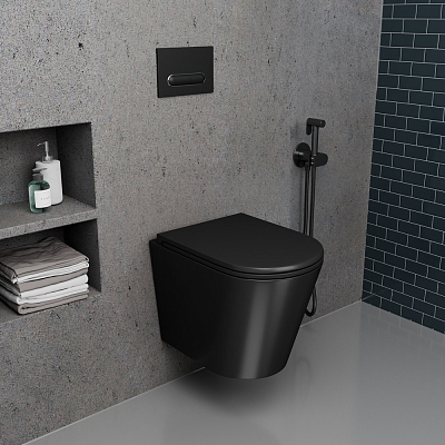 Унитаз подвесной безободковый с микролтфьом D&K Venice DT1026025