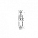 Клапан спускной FAST одинарного смыва, OLI 507570
