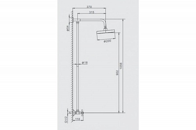 Душевая система Frap F2424