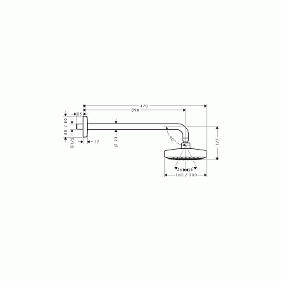 Лейка для душа Hansgrohe Raindance Select E 30 27385000