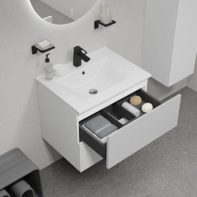 Тумба с умывальником подвесная 60 Iddis Bild BIL60W0i95K