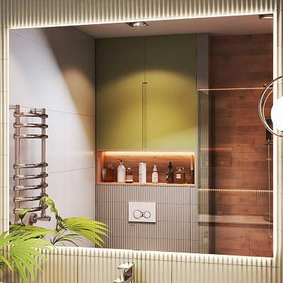 Зеркало 120х100  VIGO QUADRO COMFORT 1200
