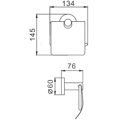 Держатель туалетной бумаги Frap F302 F30203