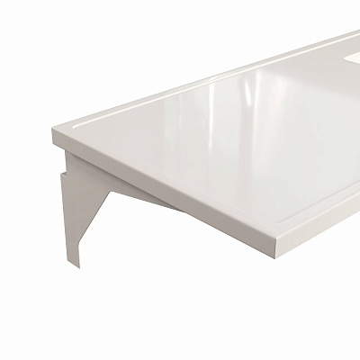 Раковина из литьевого мрамора на стиральную машину правая MIRSANT Fly-2 120  УТ000073312