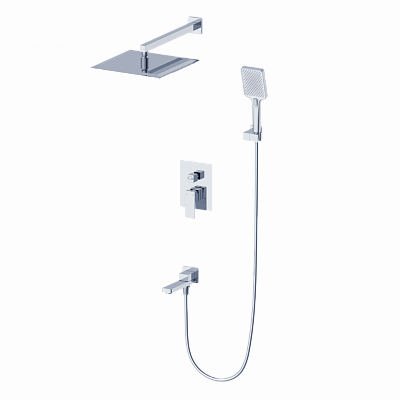 Душевая система встраиваемая Wonzon & Woghand CUBE 2.0, Хром WW-88087068-CR
