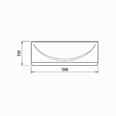 Панель фронтальная Iddis Bath 002150Ui93