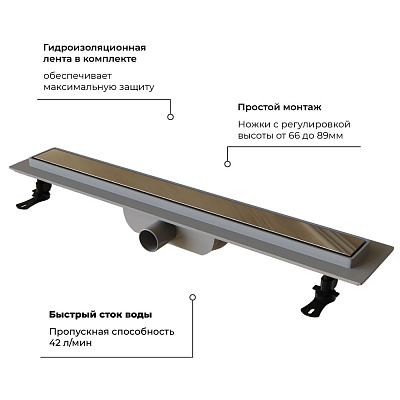 Душевой лоток Drain Leo-11