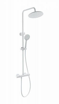 Душевая система с термостатом Wonzon & Woghand INN 4, Белый матовый WW-B3047-A-MW
