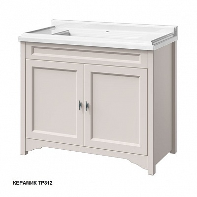 Тумба 100  для раковины DK1000 Caprigo PRESTON 33919-TP812