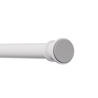 Карниз для ванной комнаты 110-200 белый матовый Iddis Elegante RSW0120i14