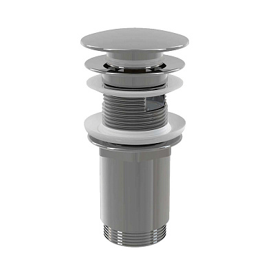 Донный клапан сифона цельнометаллический AlcaPlast A392C для умывальника CLICK-CLACK 5/4 перелив