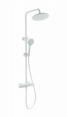 Душевая система с термостатом Wonzon & Woghand NEO, Белый матовый WW-B3035-A-MW