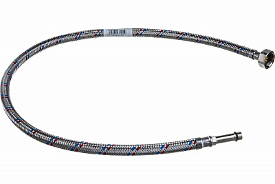 Подводка в оплётке S/S для смесителя Mateu FIL- NOX, 1/2 x М10*1 х 18(35), 0.8 м (пара)