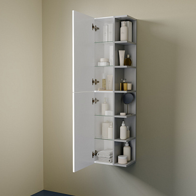 Пенал подвесной, 35 см IDDIS Zodiac X  белый, ZDX35W0i97